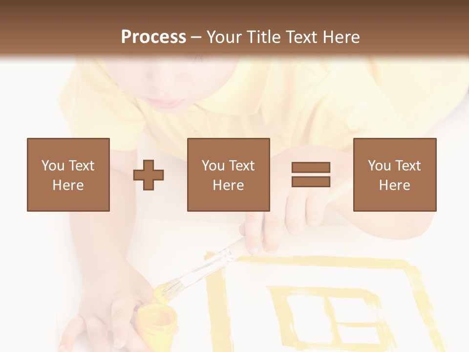 Human Cheerful Childhood PowerPoint Template
