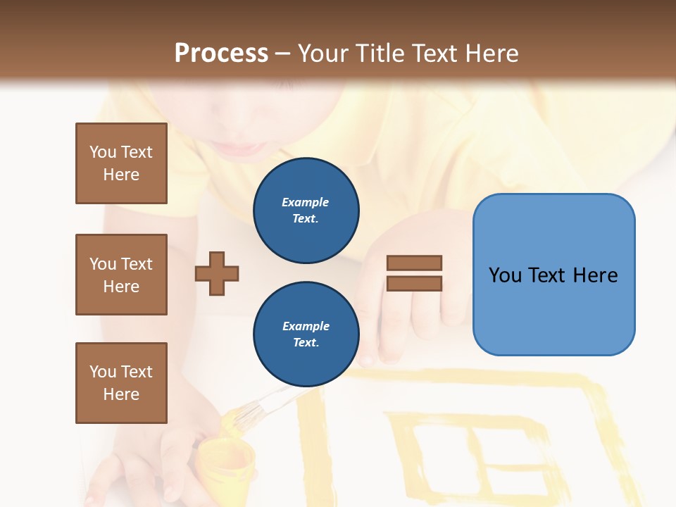 Human Cheerful Childhood PowerPoint Template