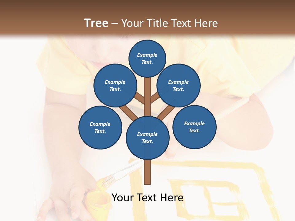 Human Cheerful Childhood PowerPoint Template