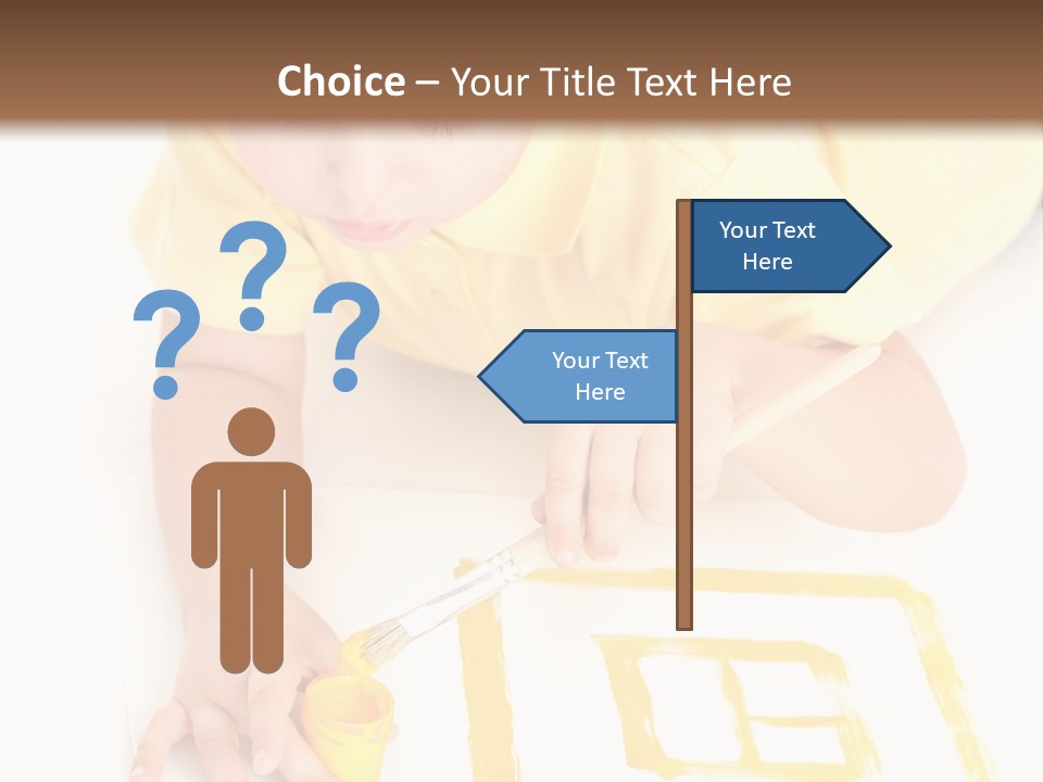 Human Cheerful Childhood PowerPoint Template