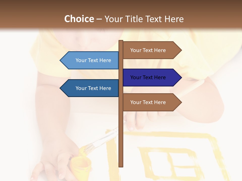 Human Cheerful Childhood PowerPoint Template