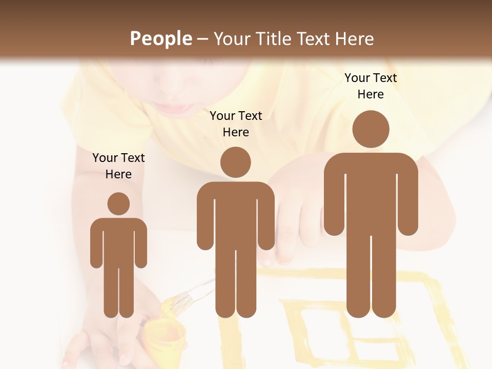 Human Cheerful Childhood PowerPoint Template