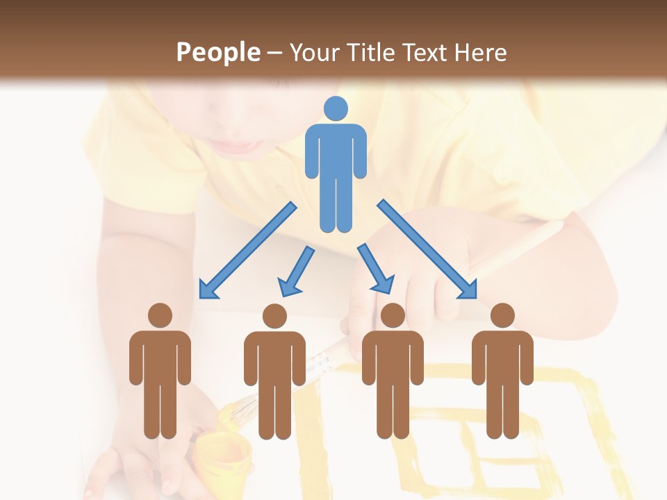 Human Cheerful Childhood PowerPoint Template