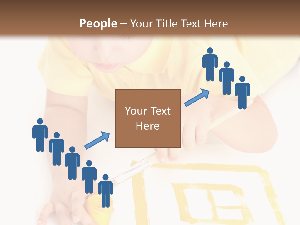 Human Cheerful Childhood PowerPoint Template