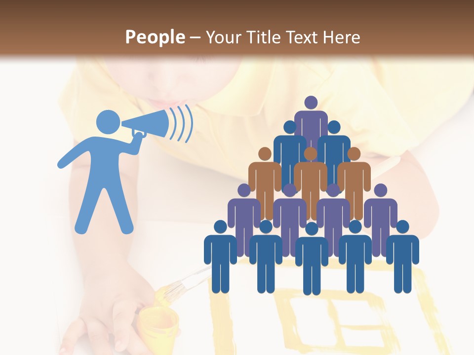 Human Cheerful Childhood PowerPoint Template