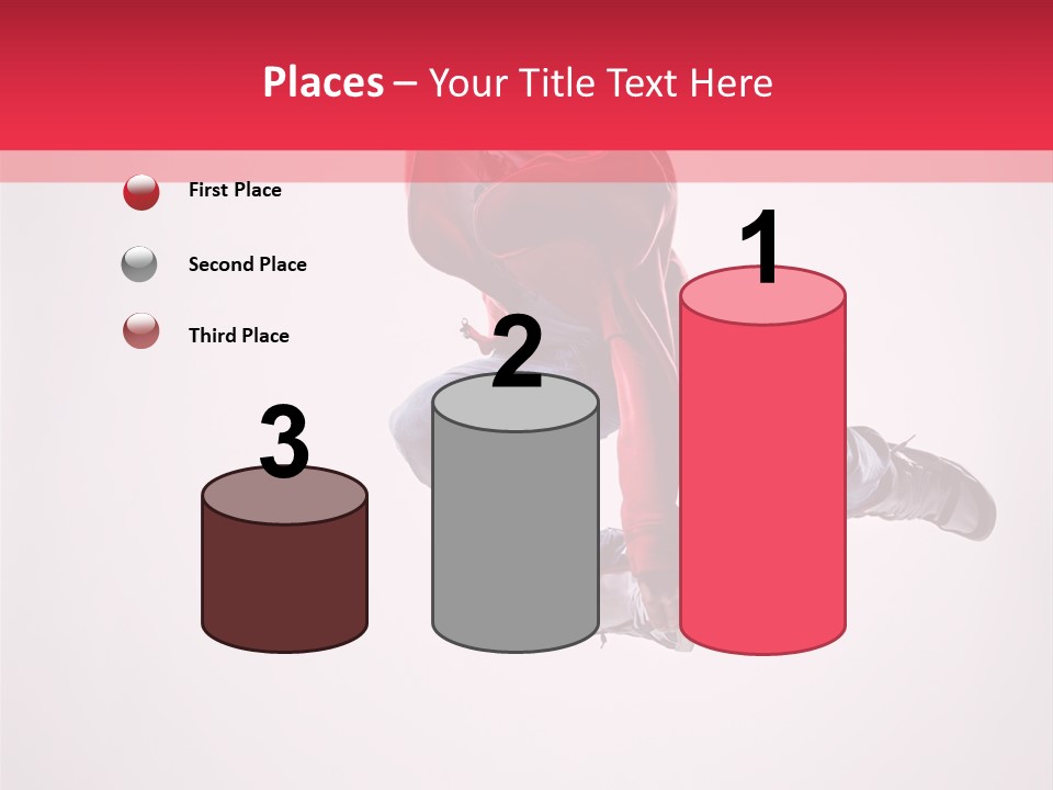 Stretching Performer Dance PowerPoint Template