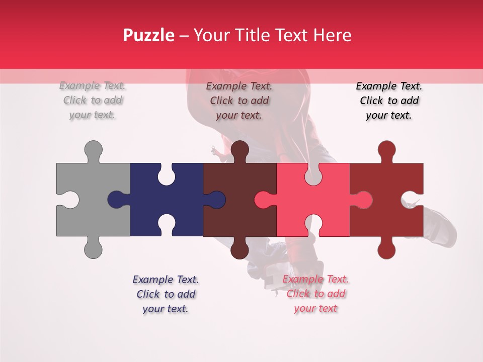 Stretching Performer Dance PowerPoint Template