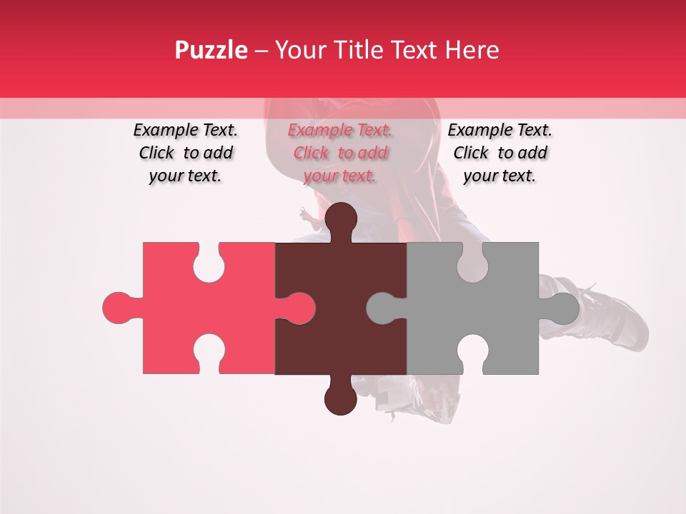 Stretching Performer Dance PowerPoint Template