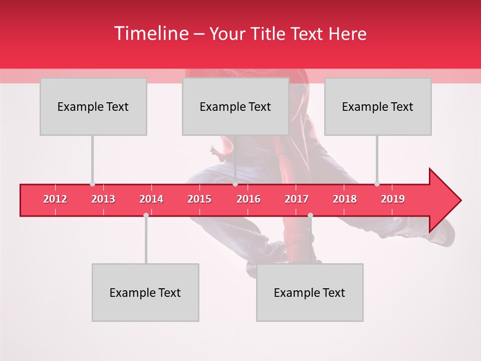 Stretching Performer Dance PowerPoint Template