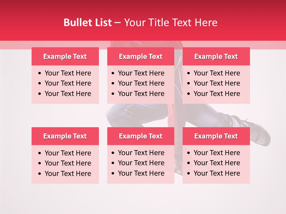 Stretching Performer Dance PowerPoint Template