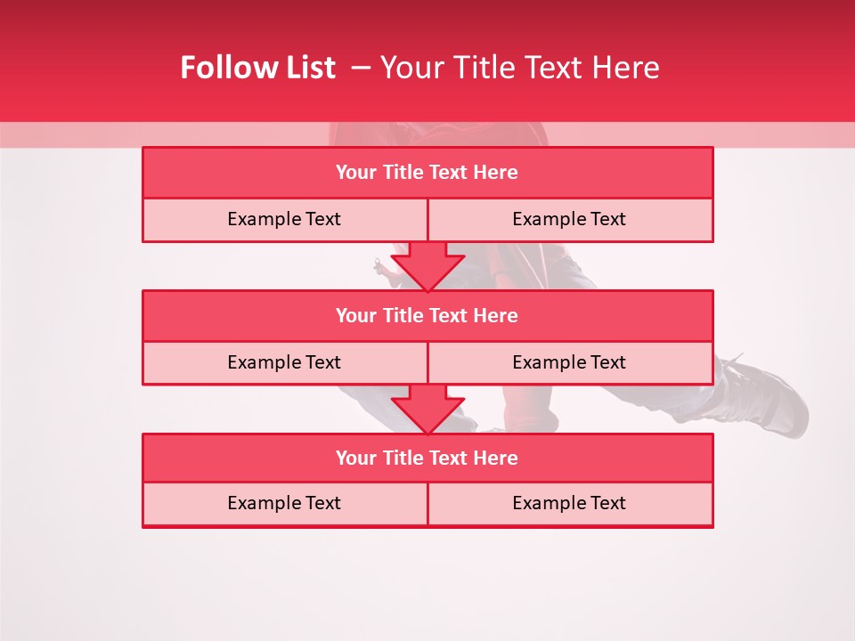 Stretching Performer Dance PowerPoint Template