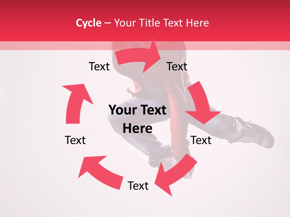Stretching Performer Dance PowerPoint Template
