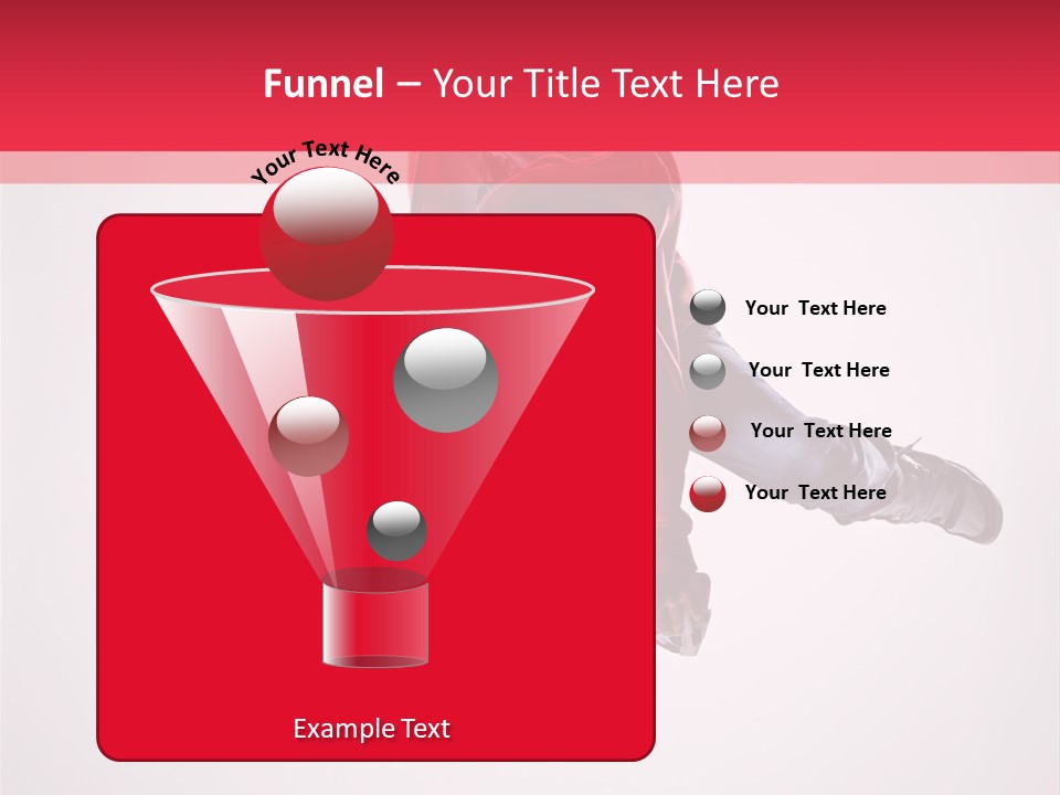 Stretching Performer Dance PowerPoint Template