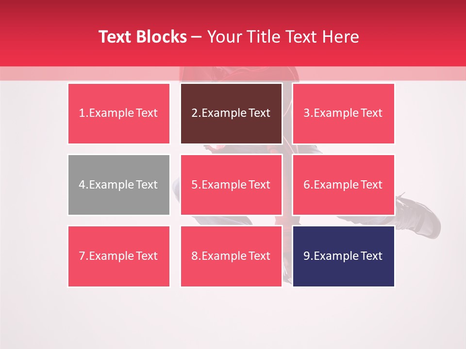 Stretching Performer Dance PowerPoint Template