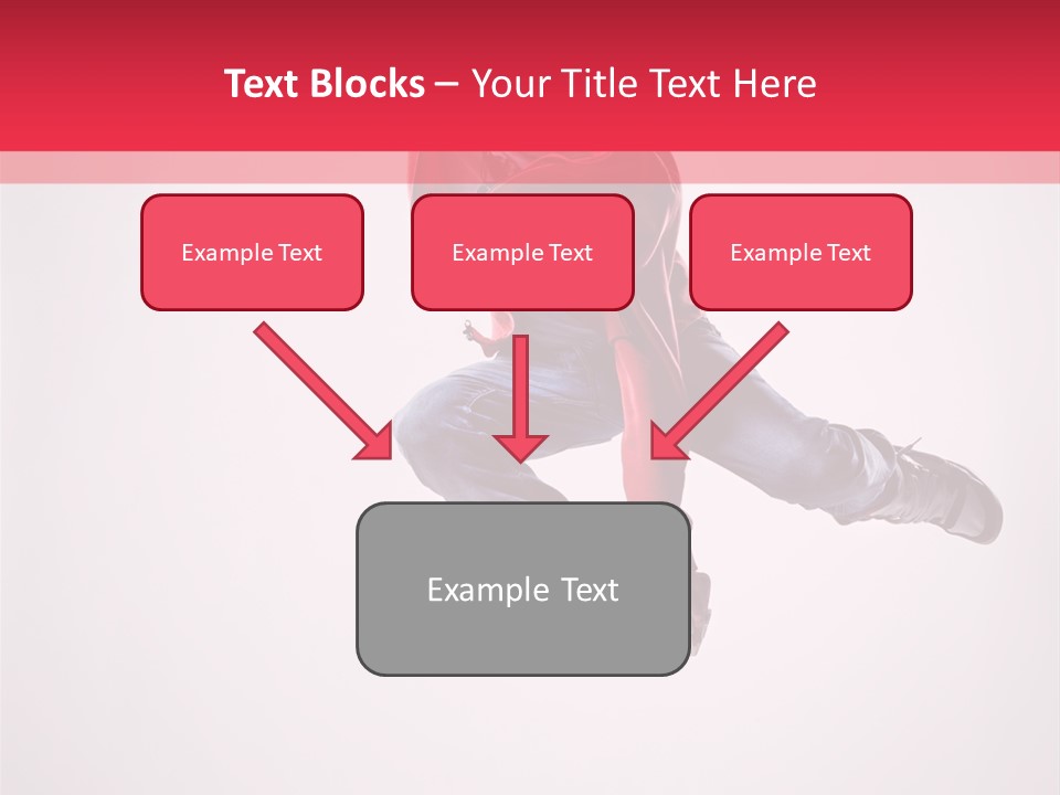 Stretching Performer Dance PowerPoint Template