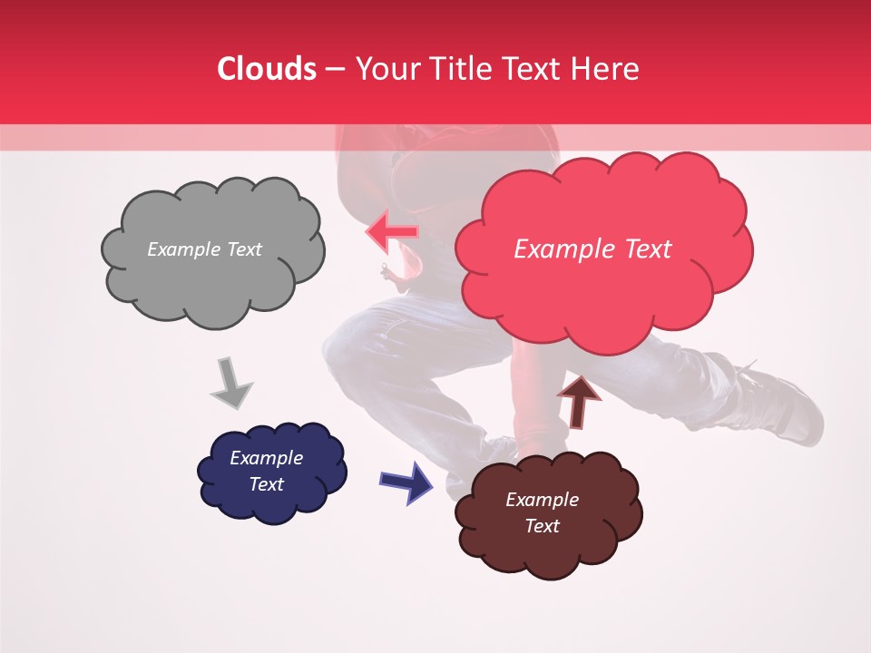 Stretching Performer Dance PowerPoint Template