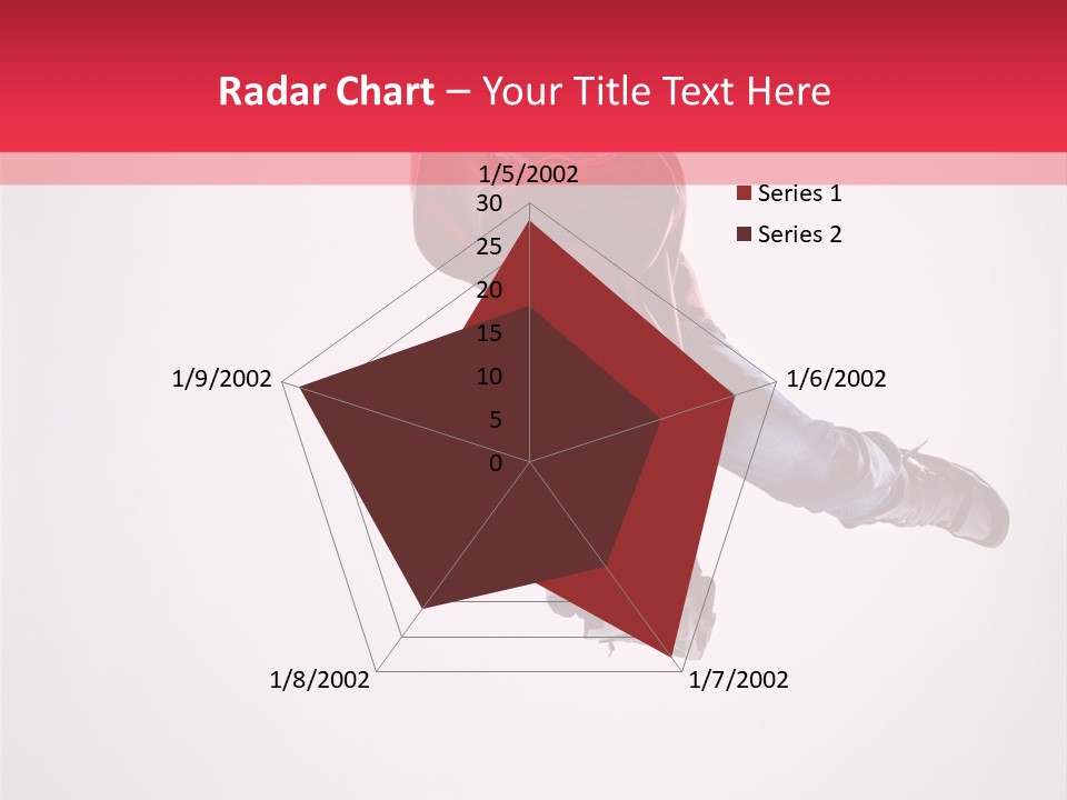 Stretching Performer Dance PowerPoint Template