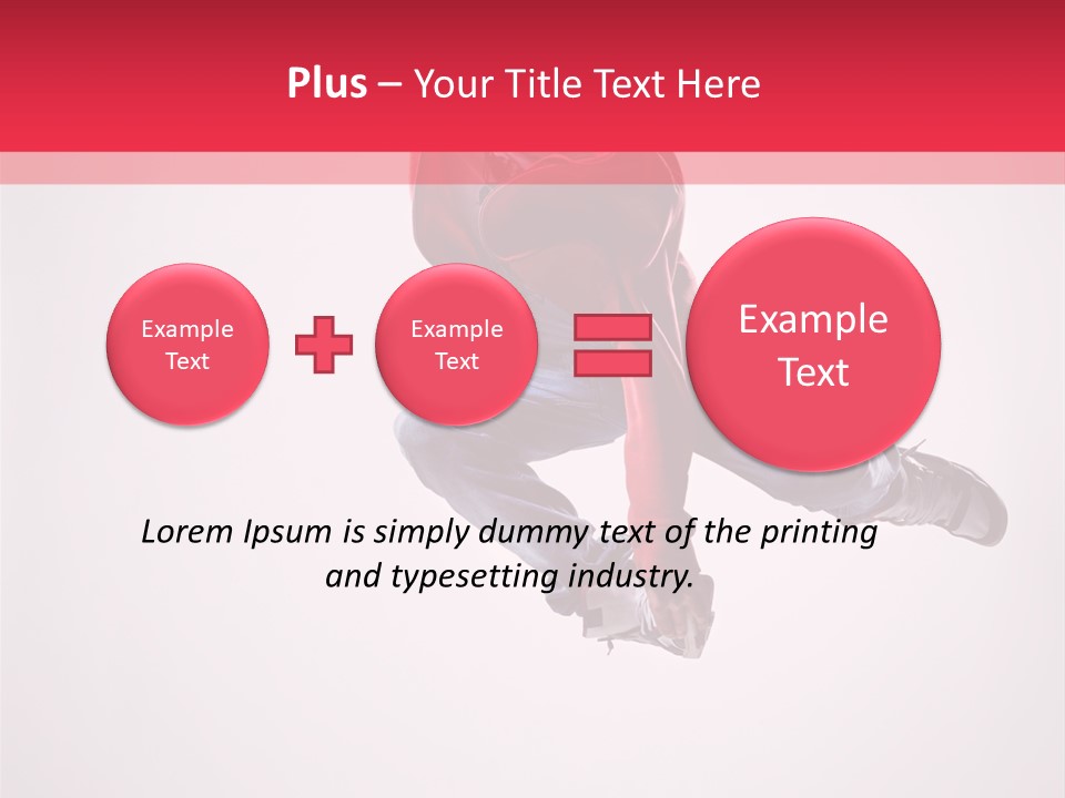 Stretching Performer Dance PowerPoint Template