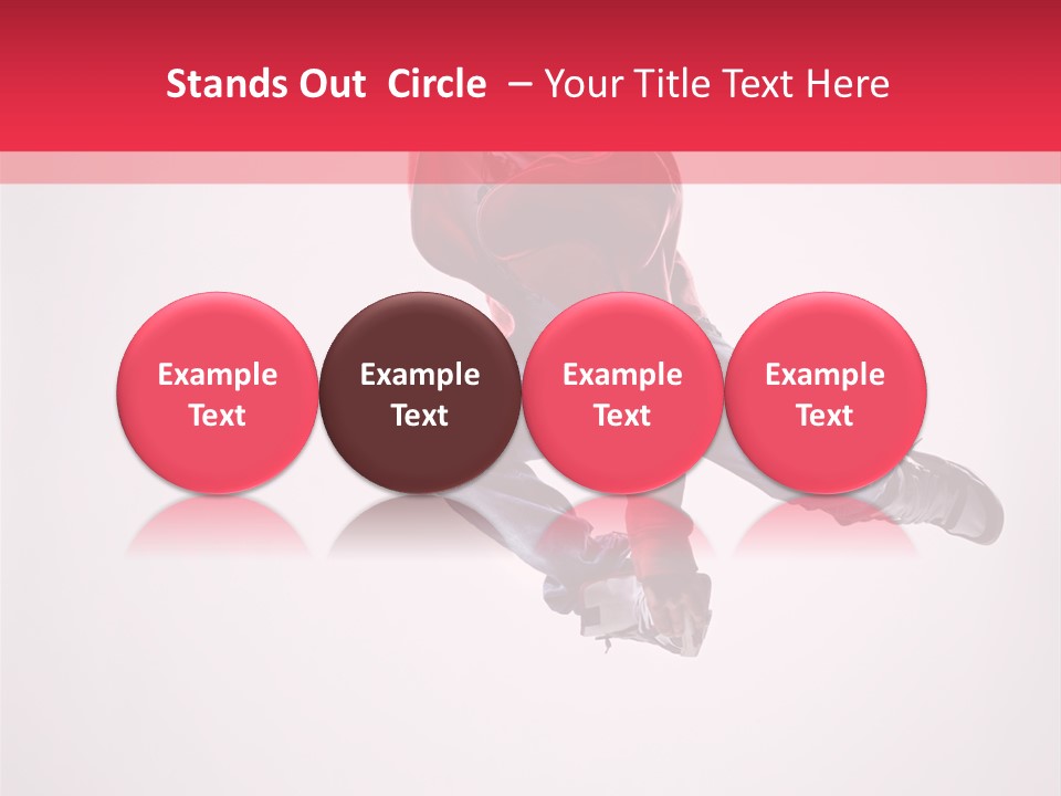 Stretching Performer Dance PowerPoint Template