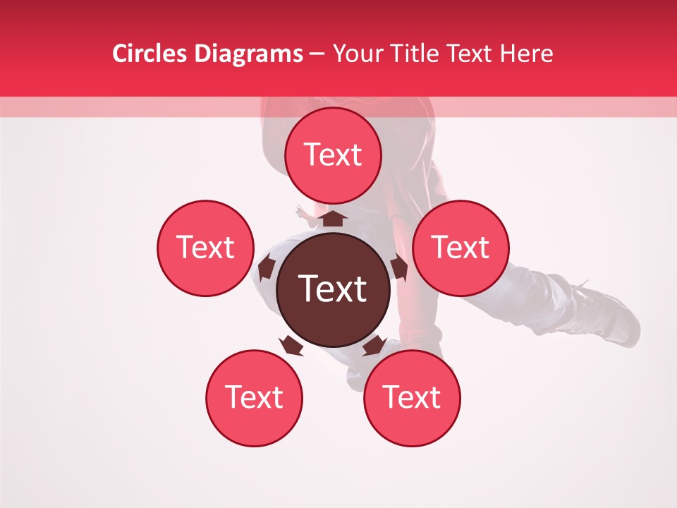 Stretching Performer Dance PowerPoint Template