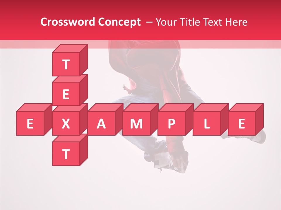 Stretching Performer Dance PowerPoint Template