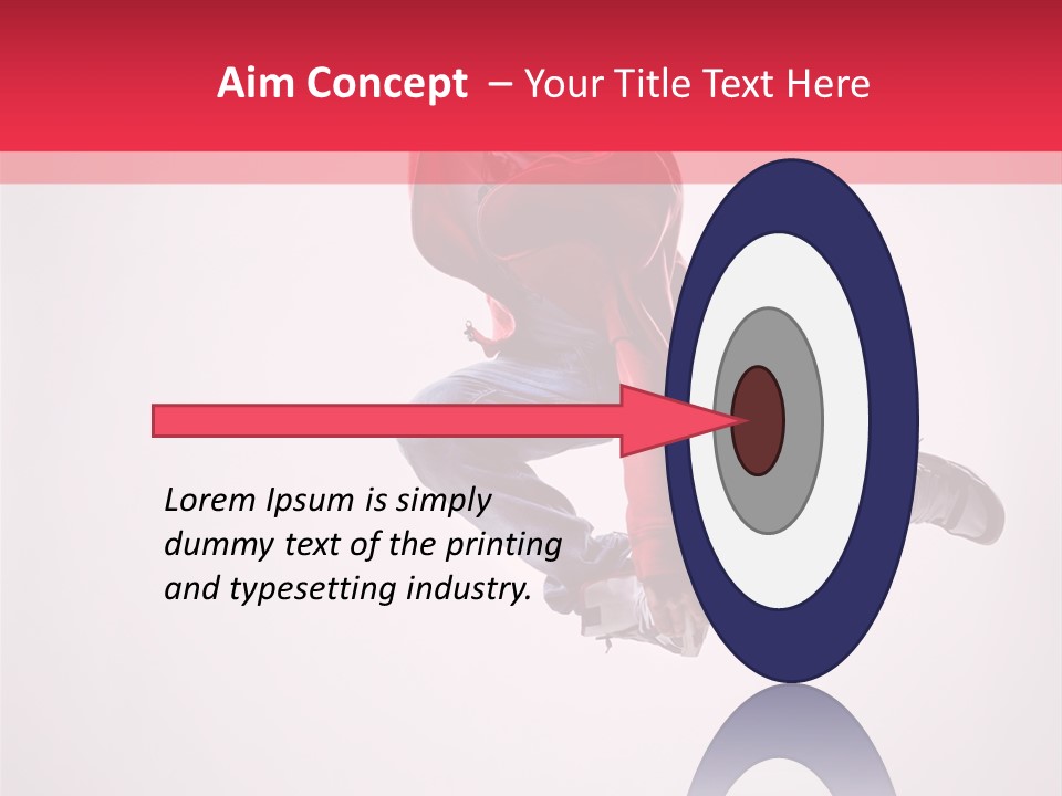 Stretching Performer Dance PowerPoint Template