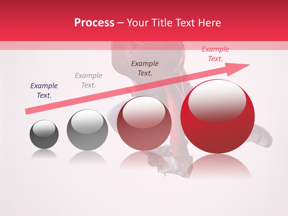 Stretching Performer Dance PowerPoint Template