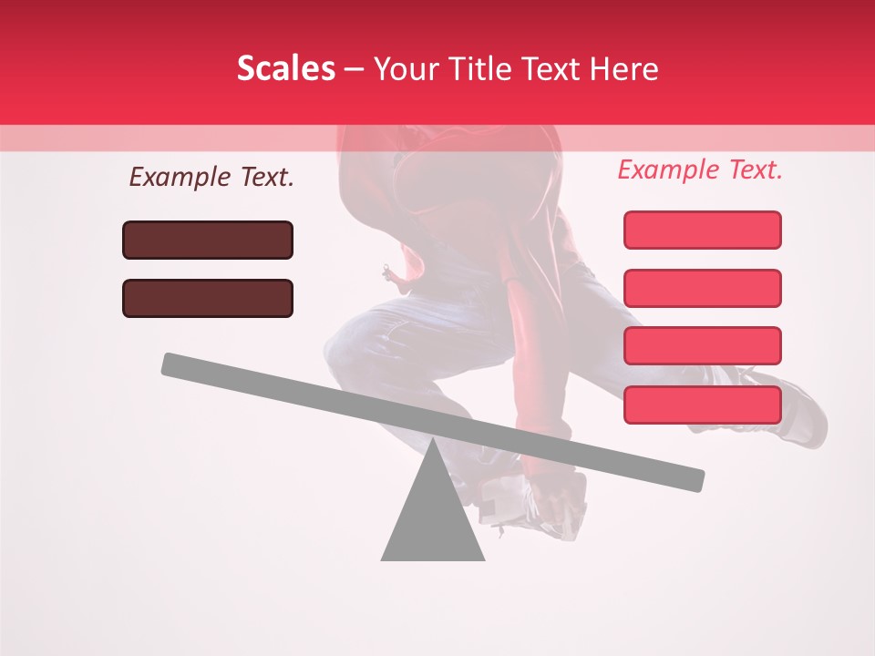 Stretching Performer Dance PowerPoint Template