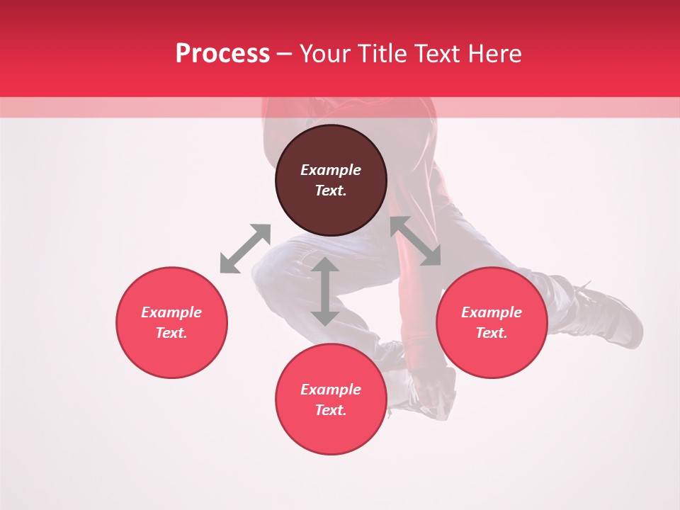 Stretching Performer Dance PowerPoint Template