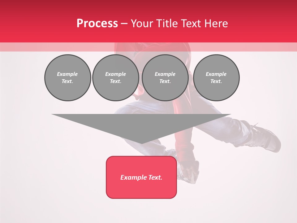 Stretching Performer Dance PowerPoint Template
