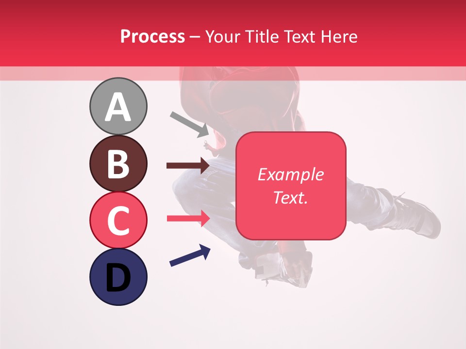 Stretching Performer Dance PowerPoint Template