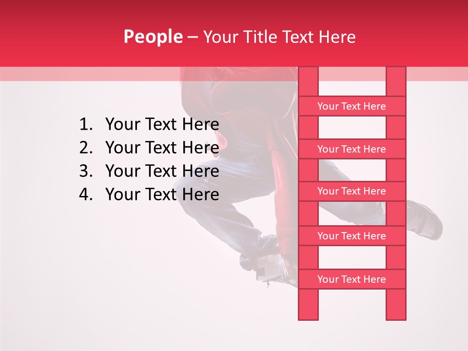 Stretching Performer Dance PowerPoint Template