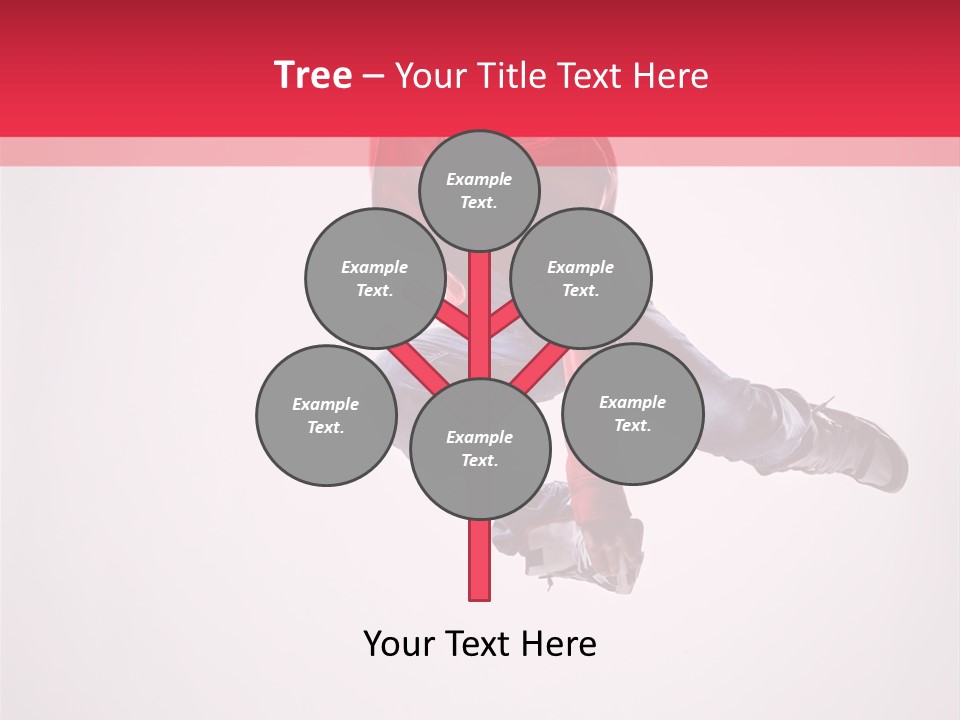 Stretching Performer Dance PowerPoint Template