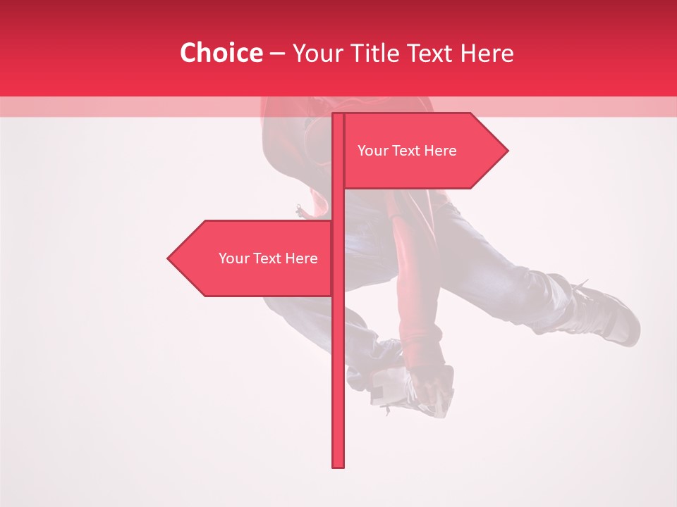 Stretching Performer Dance PowerPoint Template