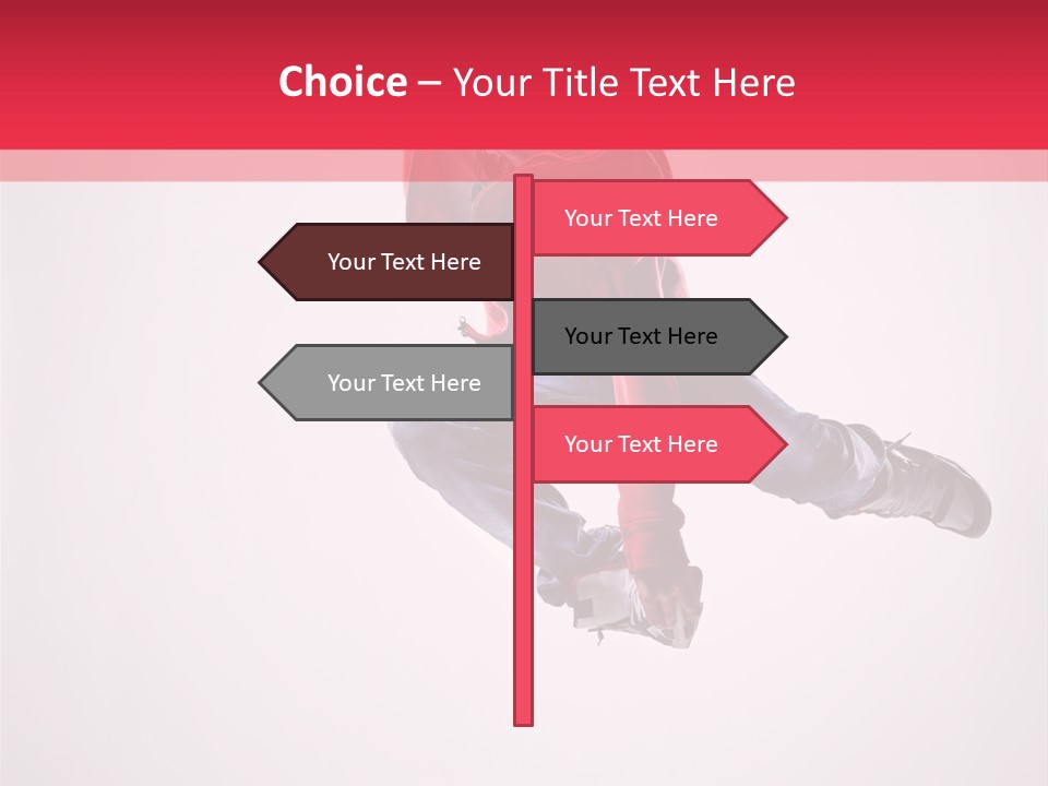 Stretching Performer Dance PowerPoint Template
