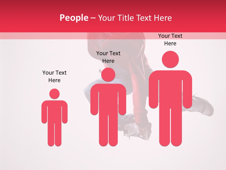 Stretching Performer Dance PowerPoint Template