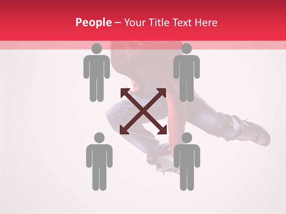 Stretching Performer Dance PowerPoint Template