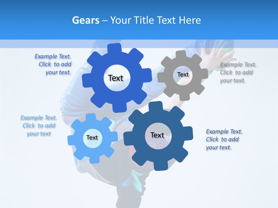 Man Performance Dancer PowerPoint Template