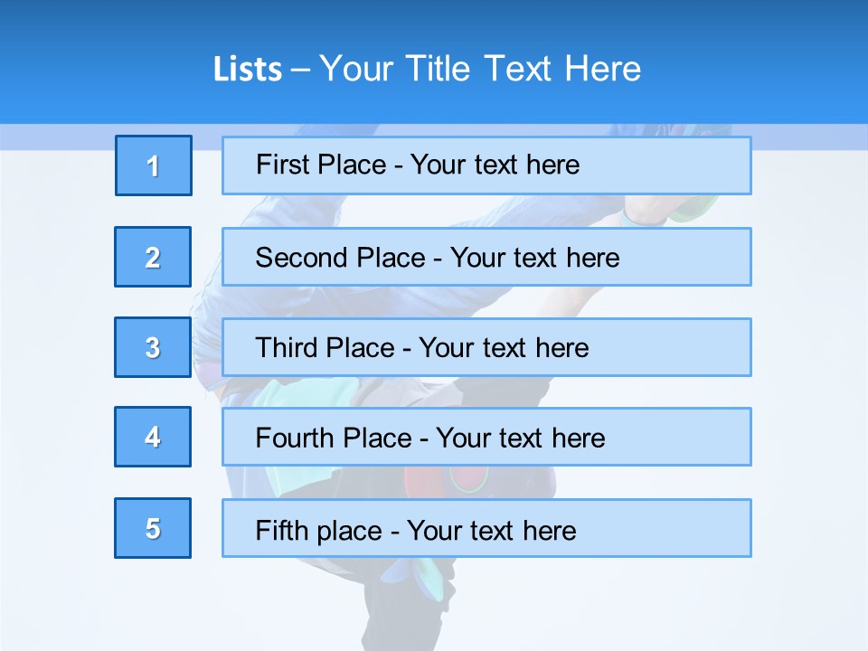 Man Performance Dancer PowerPoint Template