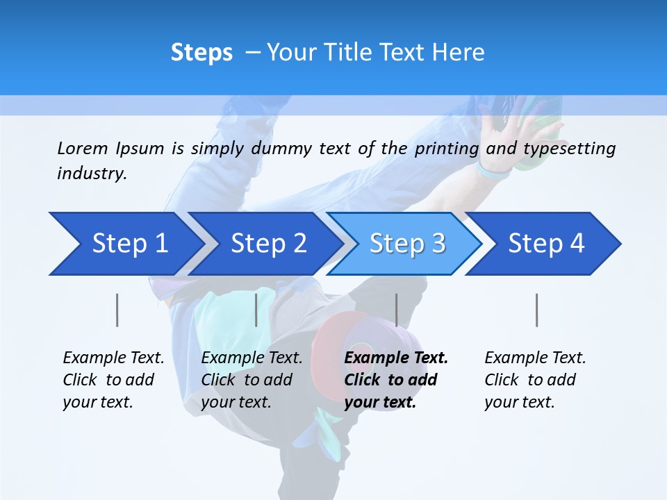 Man Performance Dancer PowerPoint Template