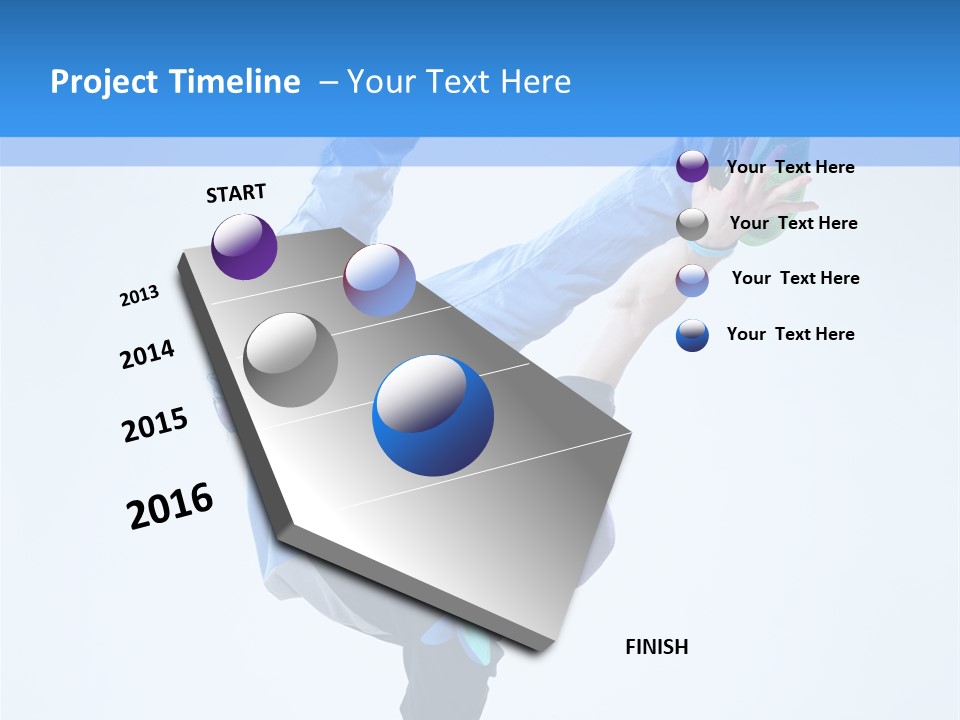 Man Performance Dancer PowerPoint Template