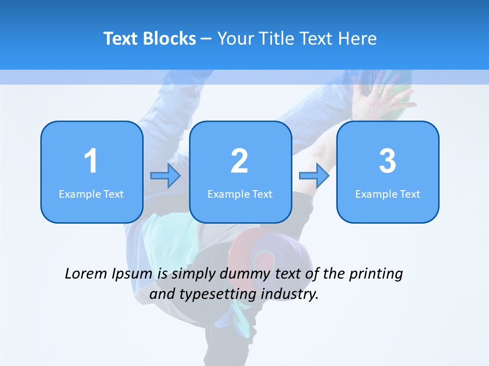 Man Performance Dancer PowerPoint Template