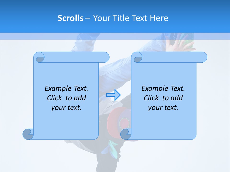 Man Performance Dancer PowerPoint Template