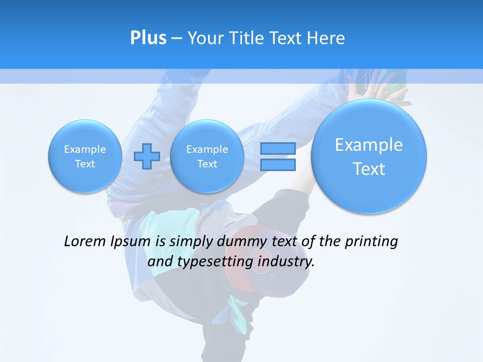 Man Performance Dancer PowerPoint Template