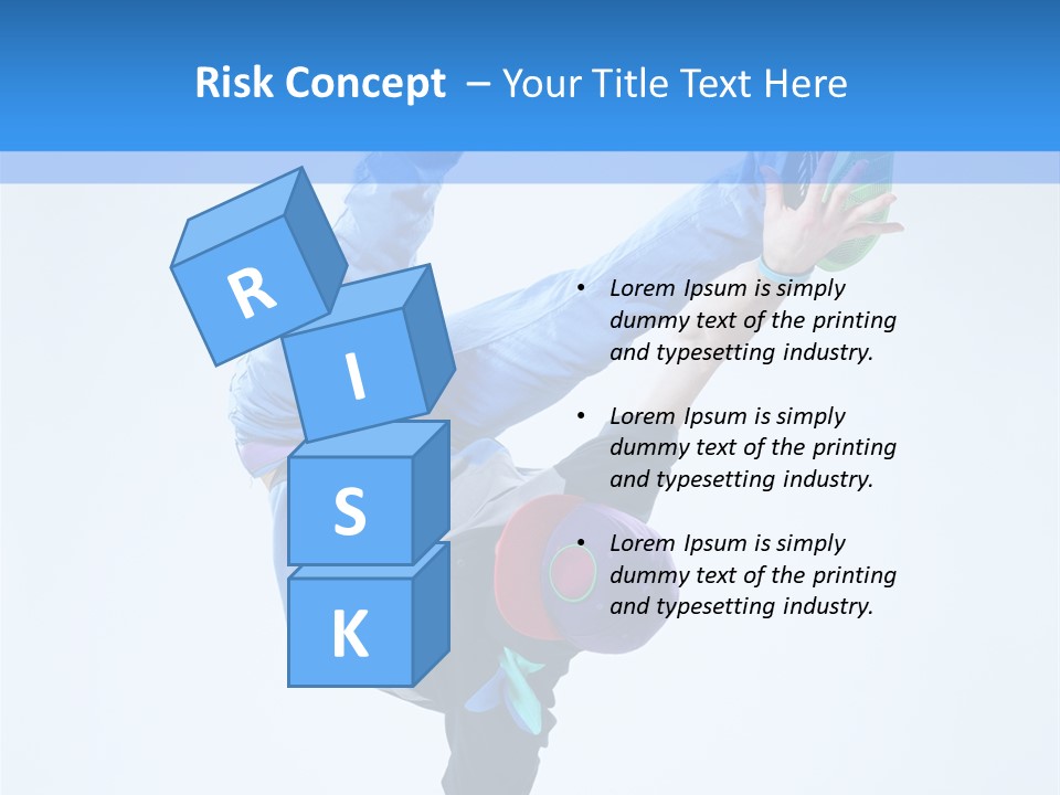 Man Performance Dancer PowerPoint Template