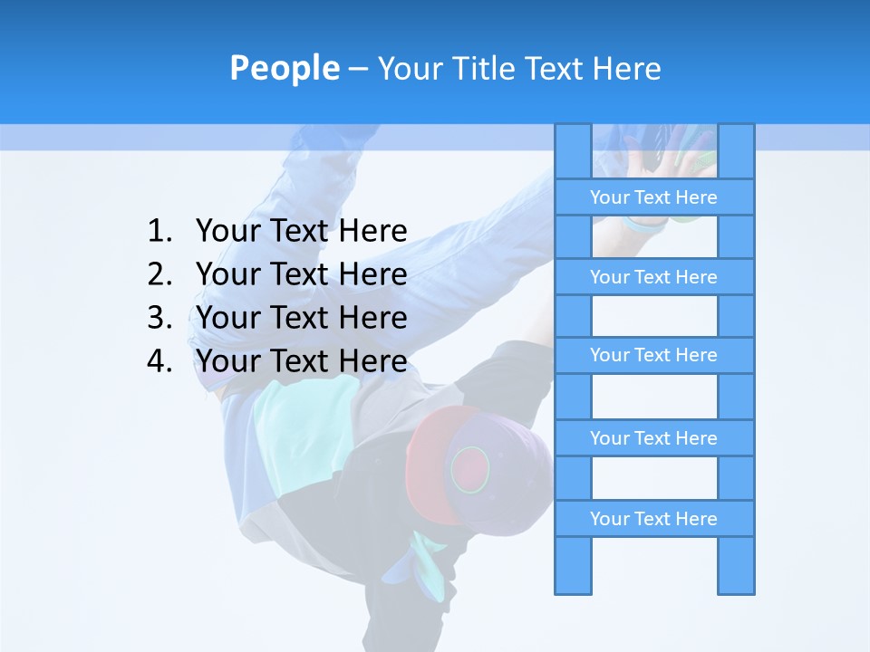 Man Performance Dancer PowerPoint Template