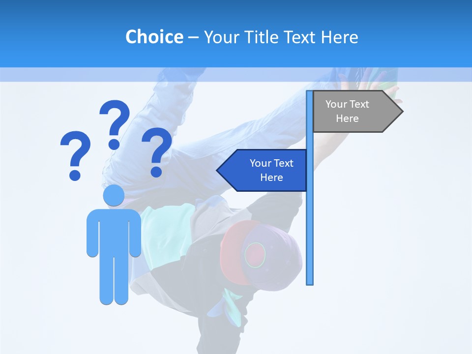 Man Performance Dancer PowerPoint Template