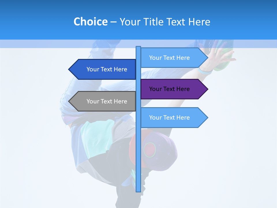 Man Performance Dancer PowerPoint Template