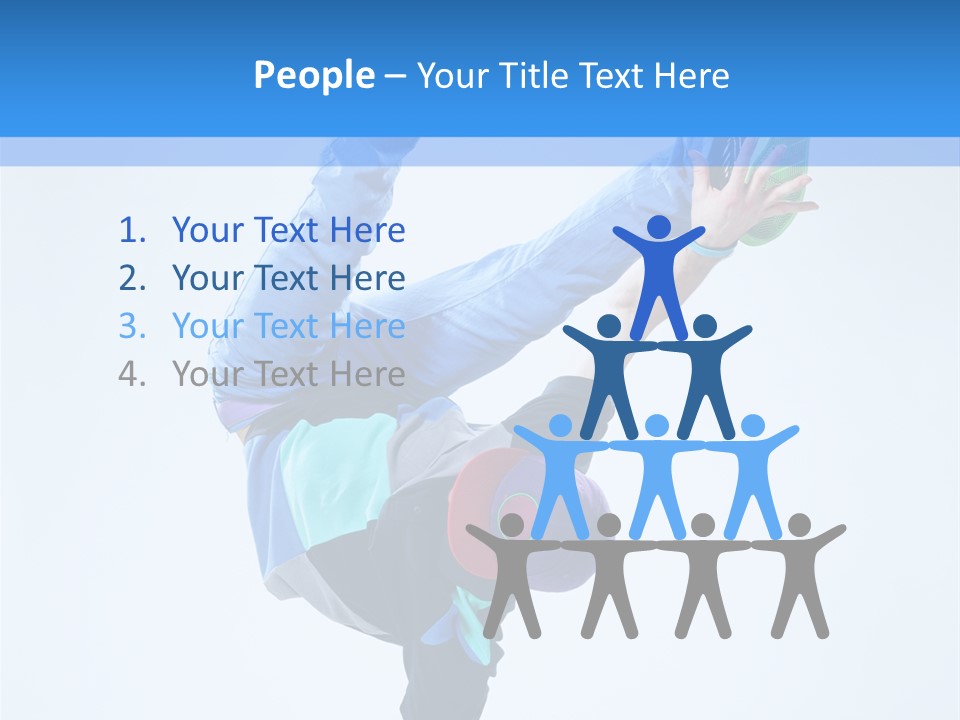 Man Performance Dancer PowerPoint Template