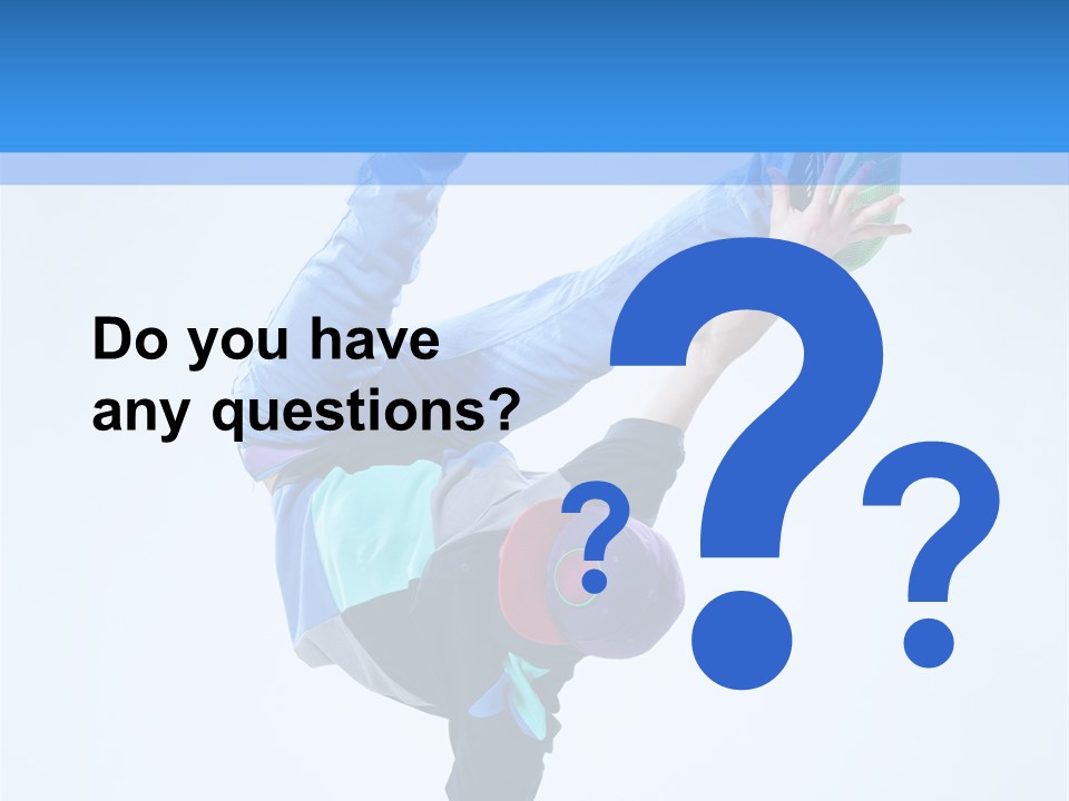 Man Performance Dancer PowerPoint Template